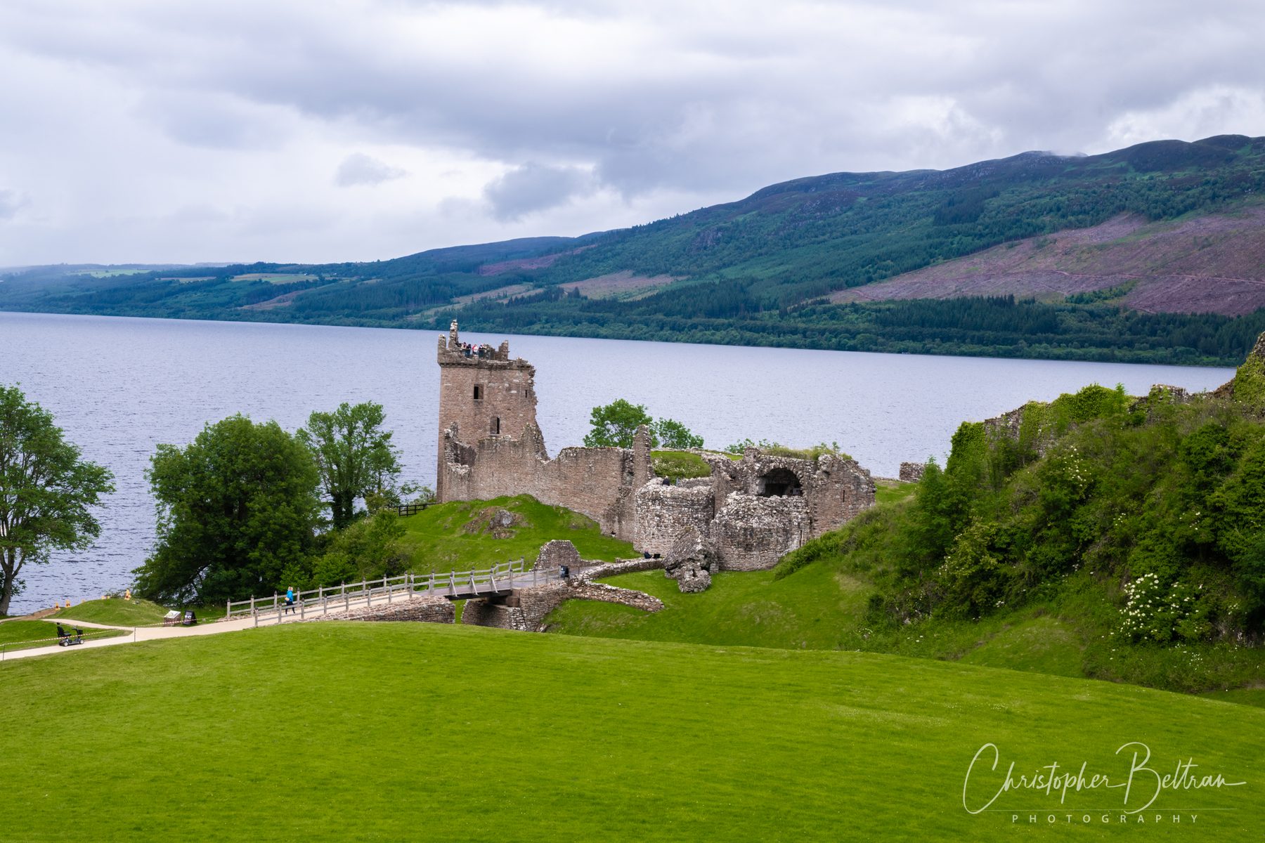 Urquhart Castle on the shore of Loch Ness · Scotland