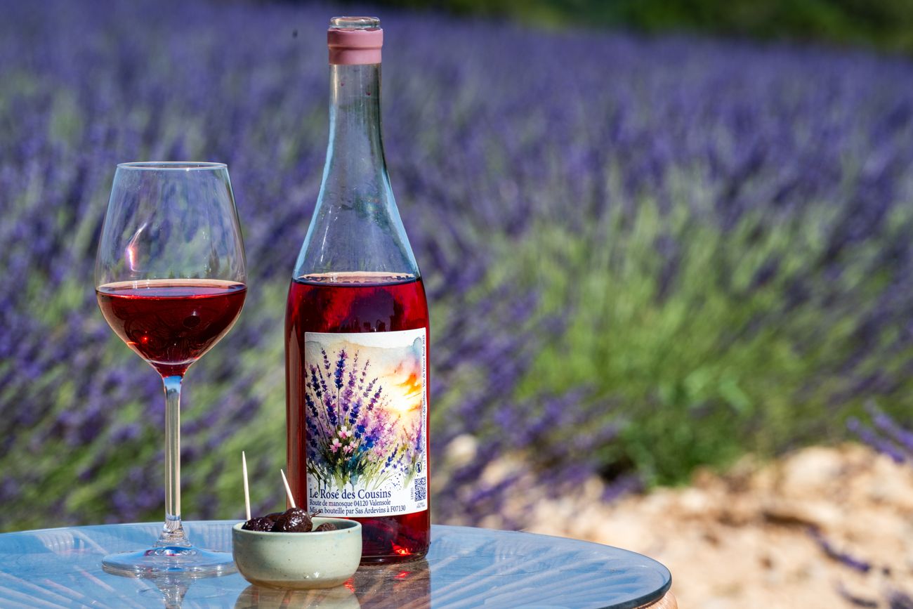 Rosé in the rows · Provence