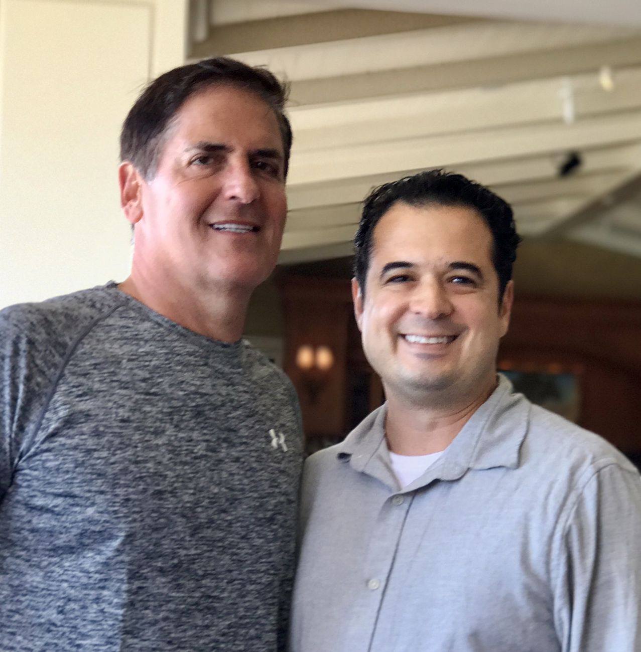 With Mark Cuban